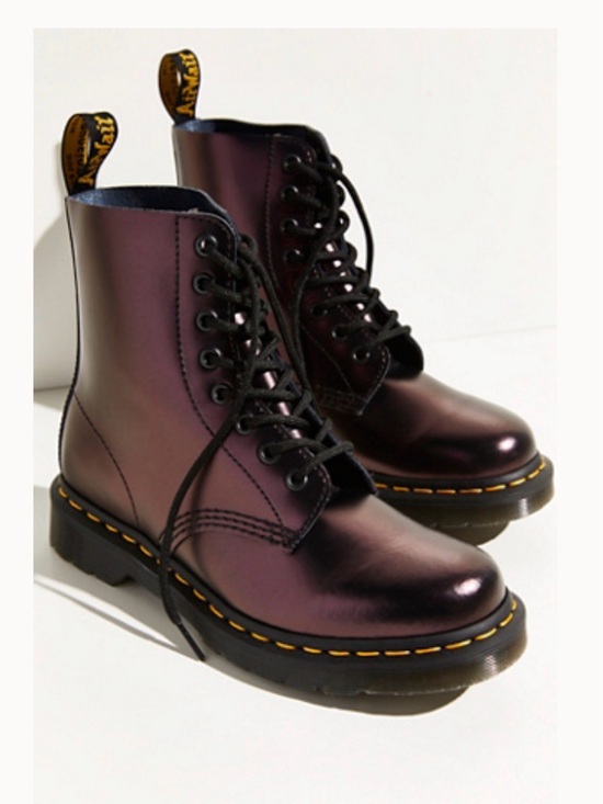 Dr. Martens Shoes - Dr. Martens 1460 Pascal Red Chroma Boots